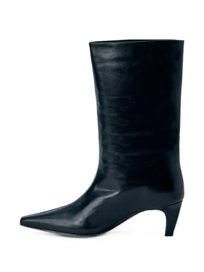 Jude Pointed-toe Leather Boots In Multi