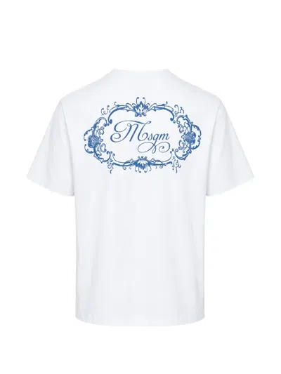 Msgm Logo-print T-shirt In White