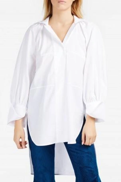 Shop Ellery Faint High-neck Shirt