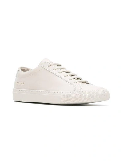 Shop Common Projects Achilles Low Sneakers In Grey