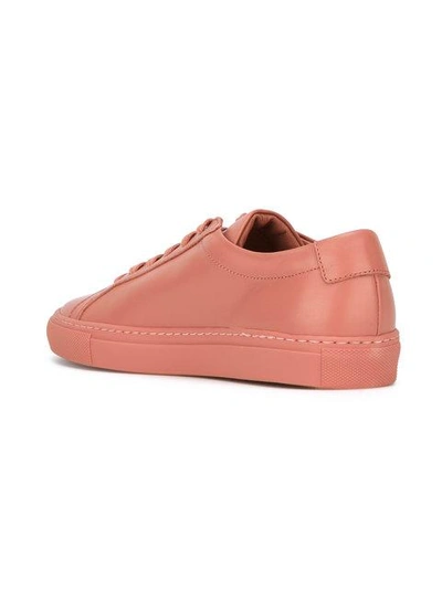 Shop Common Projects Classic Lace-up Sneakers In Pink
