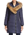 MACKAGE Kay Lavish Fur Trim Down Coat,2535008INK