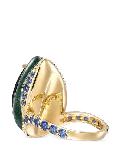 Anabela Chan Plankton Elixir Sapphire Ring In Blue