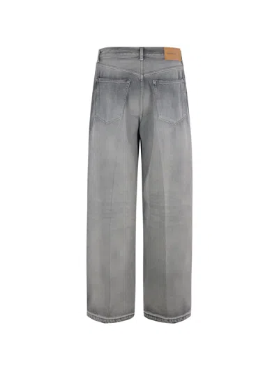Haikure Bethany Oversized Washed-effect Jeans In Gray