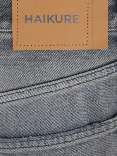 Haikure Bethany Oversized Washed-effect Jeans In Gray