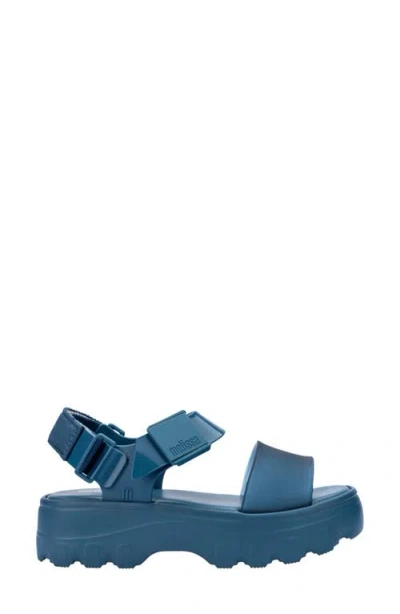 Melissa Kick Off Platform Sandal In Blue