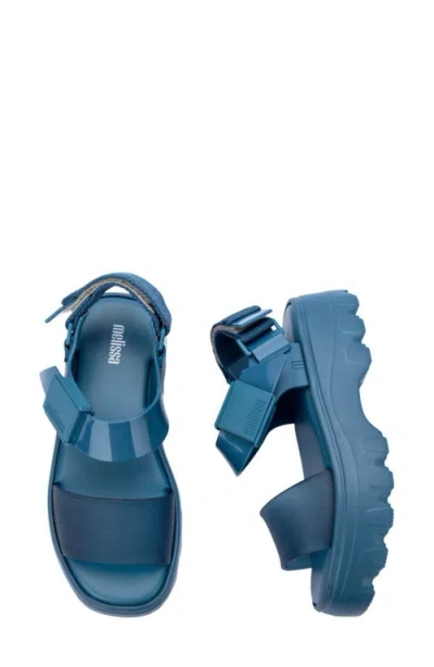 Melissa Kick Off Platform Sandal In Blue