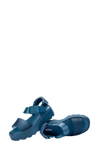 Melissa Kick Off Platform Sandal In Blue
