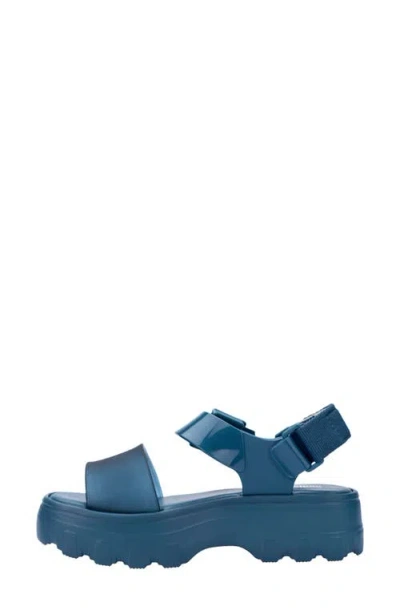 Melissa Kick Off Platform Sandal In Blue