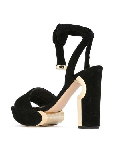 Shop Nicholas Kirkwood 120mm Ziggy Platform Sandals - Black