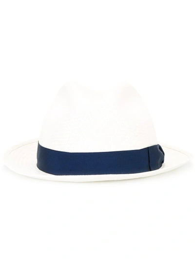 Borsalino Blue Band Trilby Hat