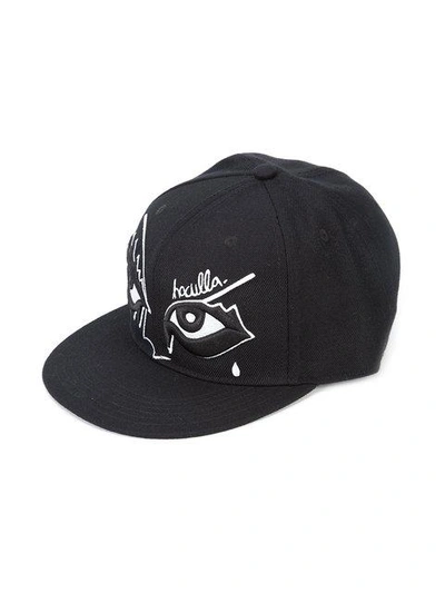 Shop Haculla Eye Embroidered Patch Cap In Black