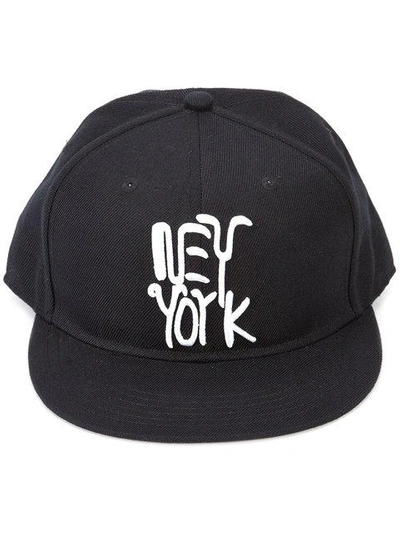 Shop Haculla New York Cap In Black