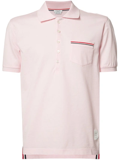 Shop Thom Browne Chest Pocket Polo Shirt