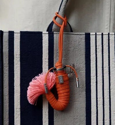 Dior Crawfish Bag Charm In Orange