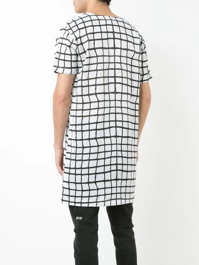 Shop Comme Des Garçons Homme Deux Square Pattern T In Black