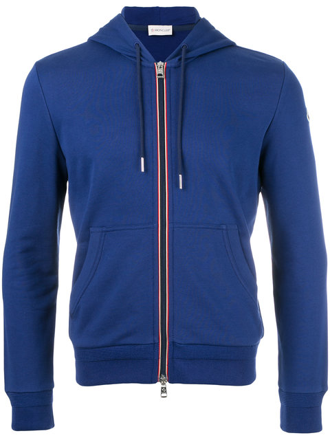 blue moncler hoodie