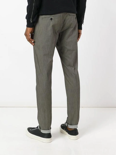 Shop Dondup Tailored Trousers In Green