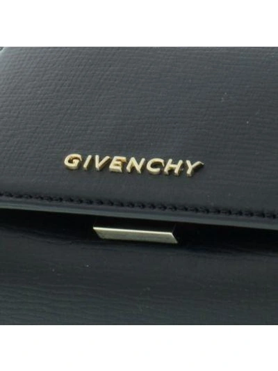 Shop Givenchy Pandora Box Micro Chain Bag In Black