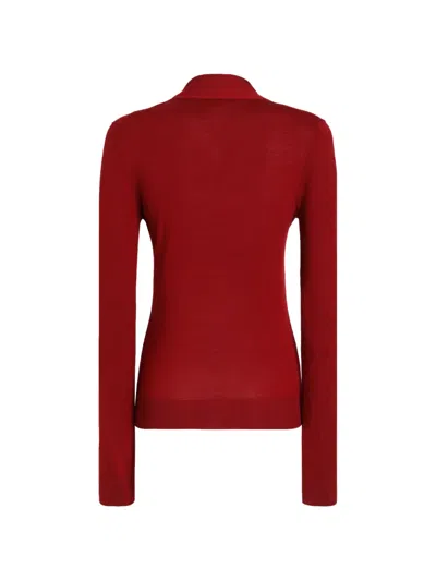 Dolce & Gabbana Cashmere Pullover In Red