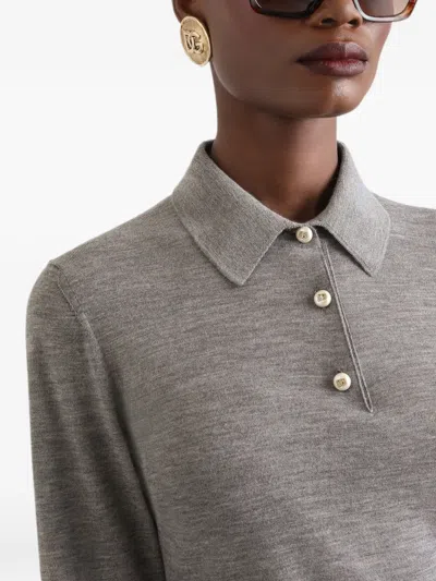 Dolce & Gabbana Cashmere Pullover In Gray