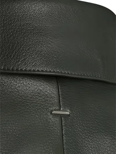 Hugo Boss Belted Double-breasted Jacket In Black