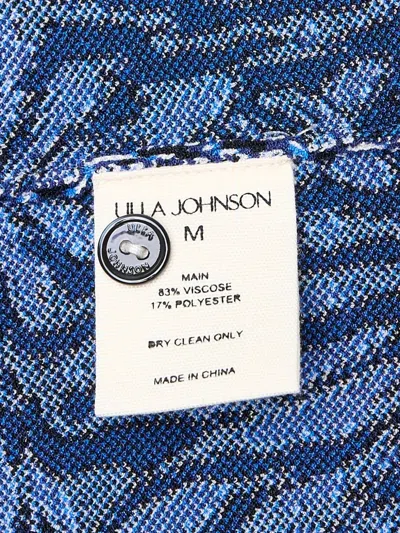 Ulla Johnson Abstract-patterned Button-up Cardigan In White