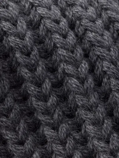 Prada Wool Scarf In Gray