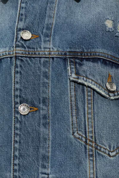 Dolce & Gabbana Oversized-fit Denim Jacket In Blue