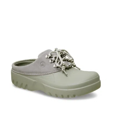 Crocs Round-toe Mules In Gray