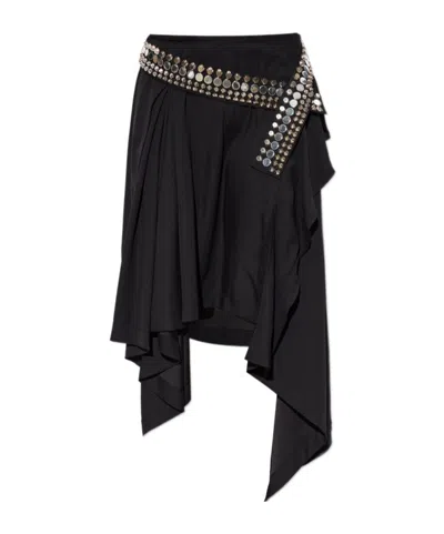Iro Vanopia Stud-embellished Mini Skirt In Multi
