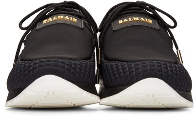 Shop Balmain Black Doda Sneakers