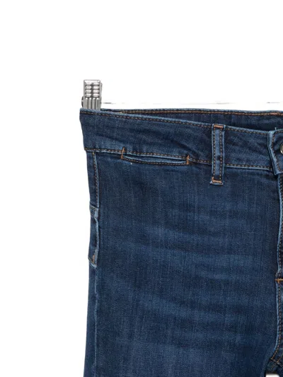 Liu •jo Whiskered Bootcut Jeans In Multi