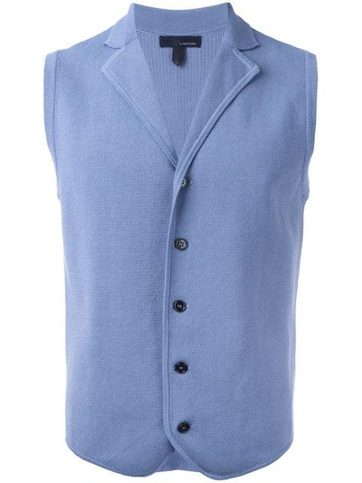 Shop Lardini Button In Blue