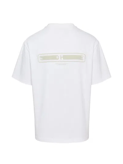 Solid Homme Logo-patch T-shirt In White