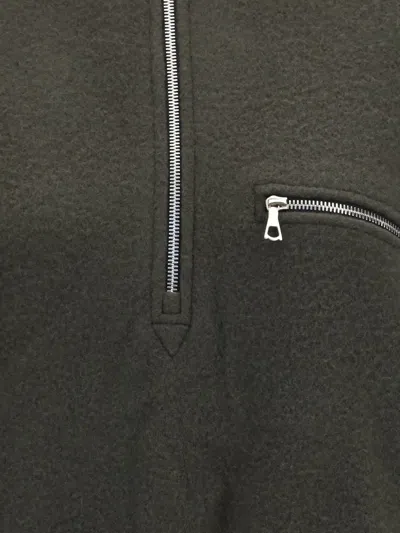 Rier Giacca Polar Con Zip A Collo Alto In Green