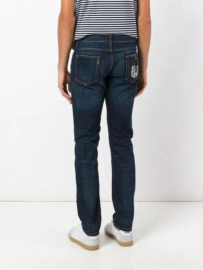 Shop Dolce & Gabbana Straight Jeans - Blue