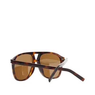 Saint Laurent Sl 596 Dune Sunglasses In Brown