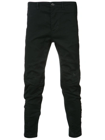 Shop Julius Tapered Trousers - Black
