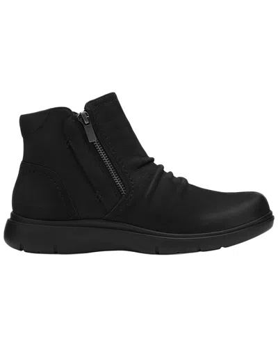 Clarks Certina Ruby Leather Boot In Black