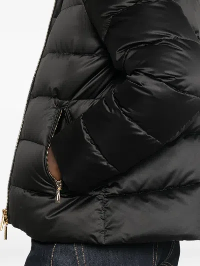 Moorer Argentea Quilted Jacket In Black