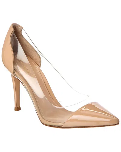 Gianvito Rossi Patent Pump In Nude