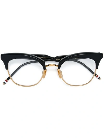 Thom Browne Cat Eye Shaped Frames In Blue