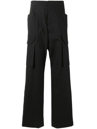 Rick Owens Tailored Cargo Pants In Black