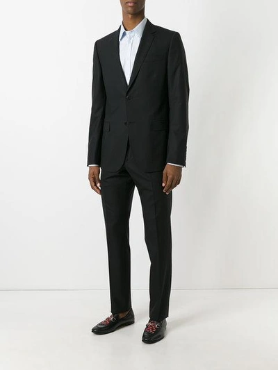 Shop Gucci Classic Two Piece Suit - Black