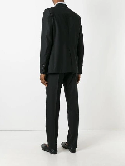 Shop Gucci Classic Two Piece Suit - Black