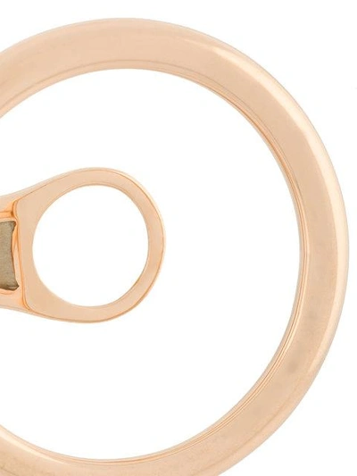 Shop Asherali Knopfer 18k Rose Gold Icon Earring In Metallic