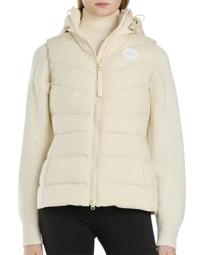Canada Goose Clair White Label Down Vest In White