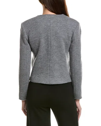 Weekend Max Mara Savona Wool Jacket In Gray