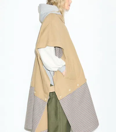 Max & Co . Contrast-panel Raincoat In Multi